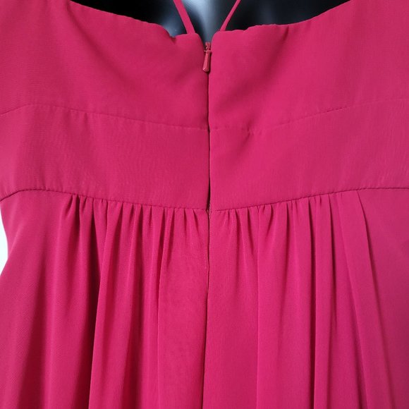 David’s Bridal Spaghetti Strap Chiffon Dress - Picture 6 of 10